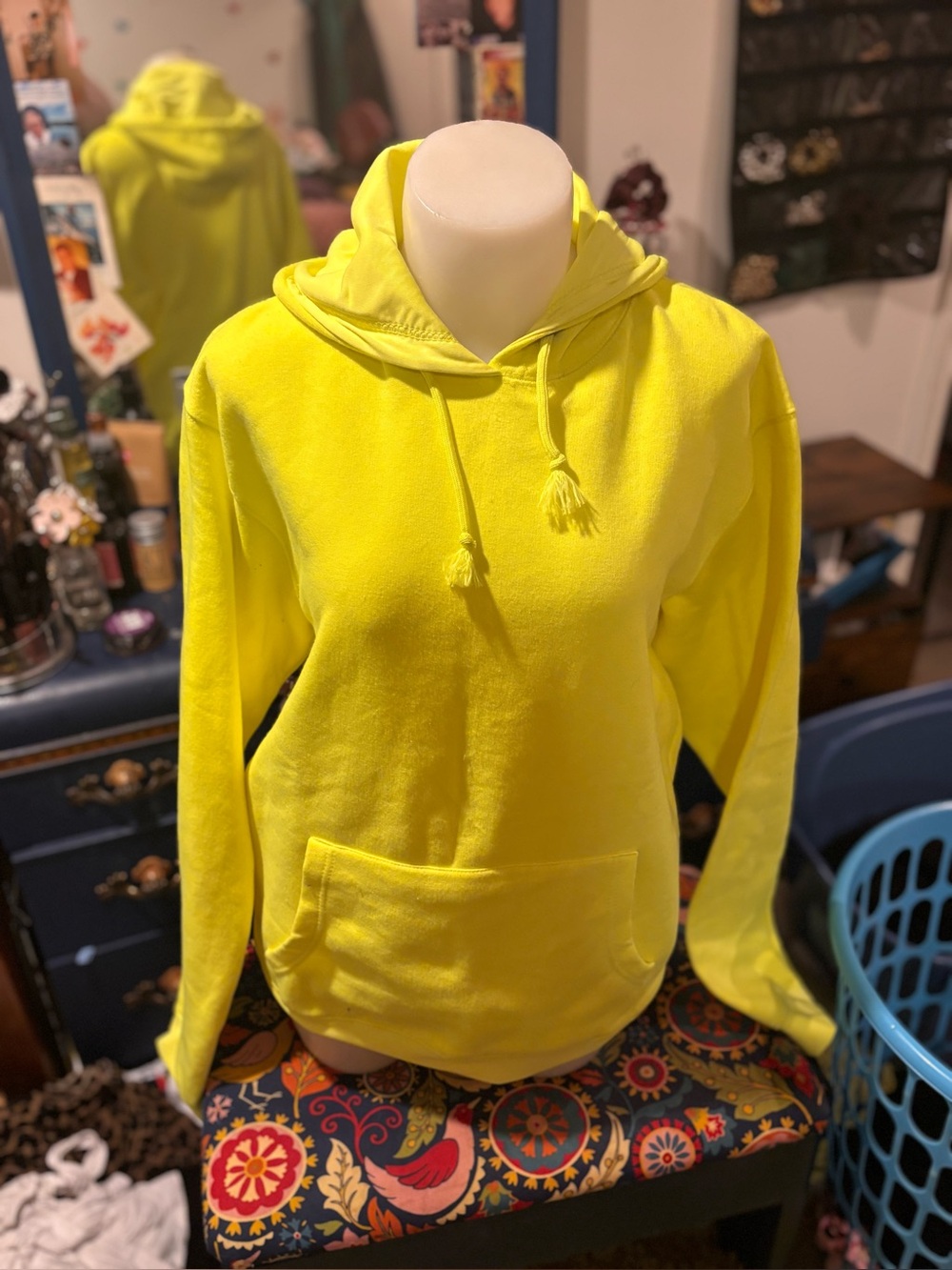 Neon yellow hoodie